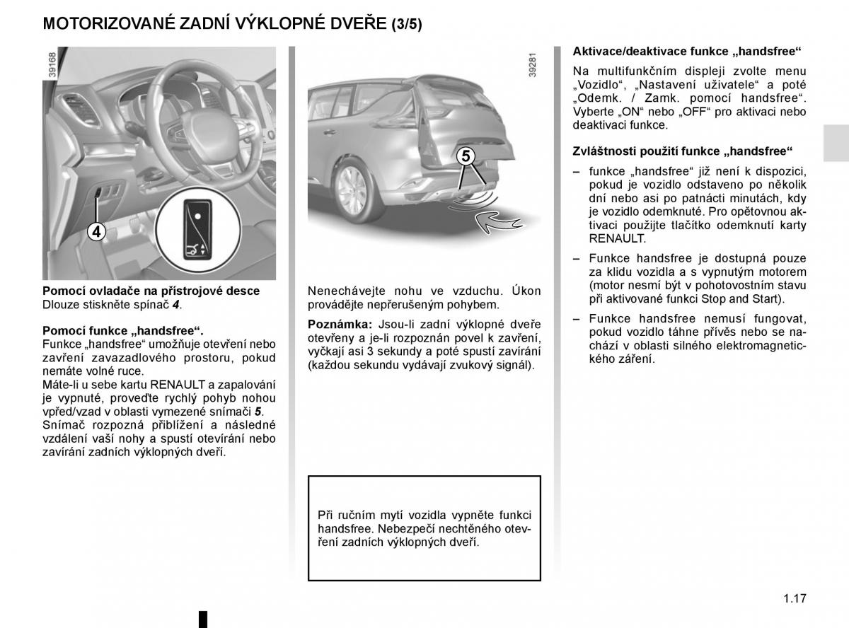 Renault Espace V 5 navod k obsludze / page 23