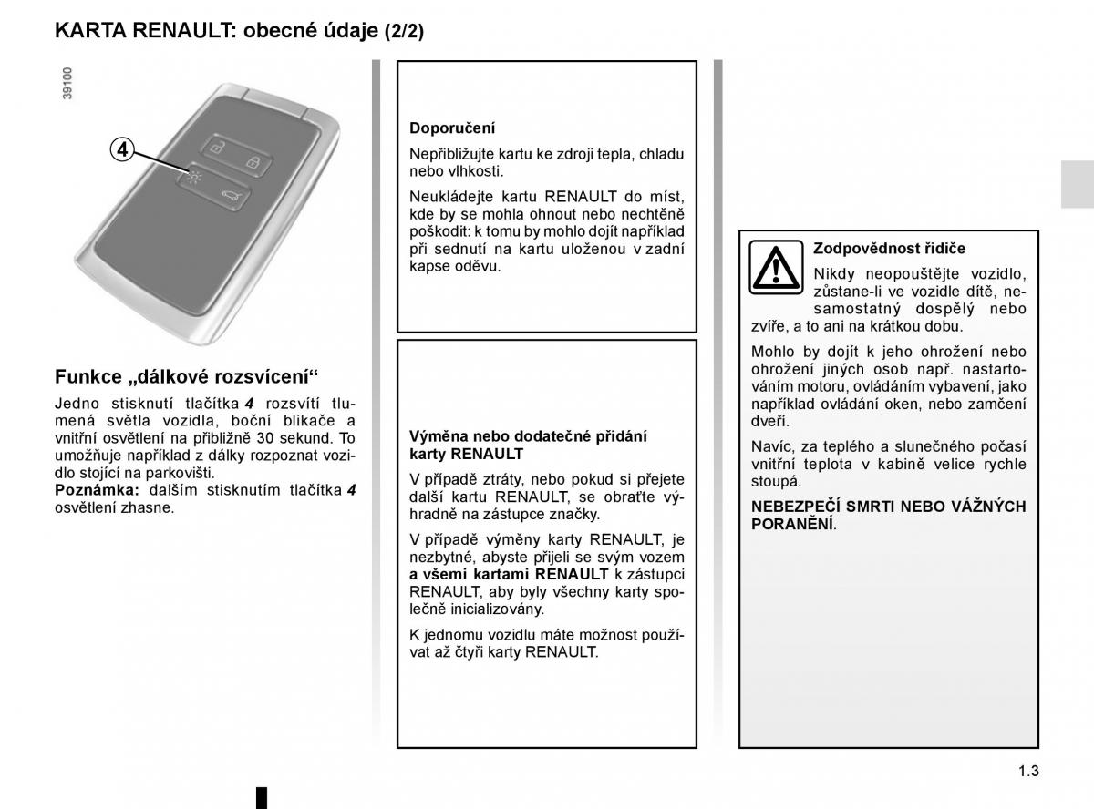 Renault Espace V 5 navod k obsludze / page 9