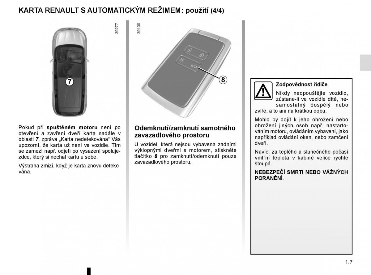 Renault Espace V 5 navod k obsludze / page 13