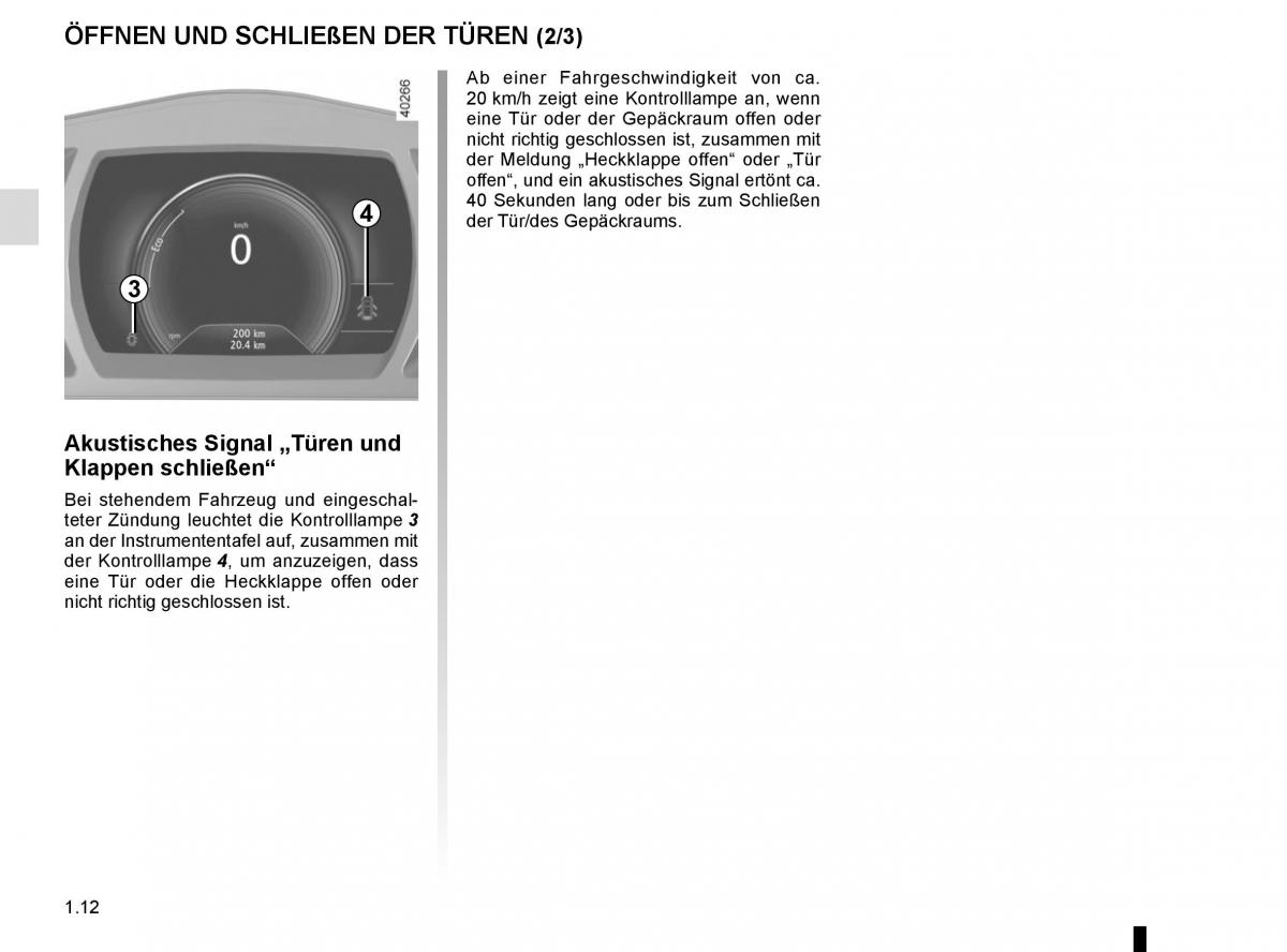 Renault Espace V 5 Handbuch / page 18