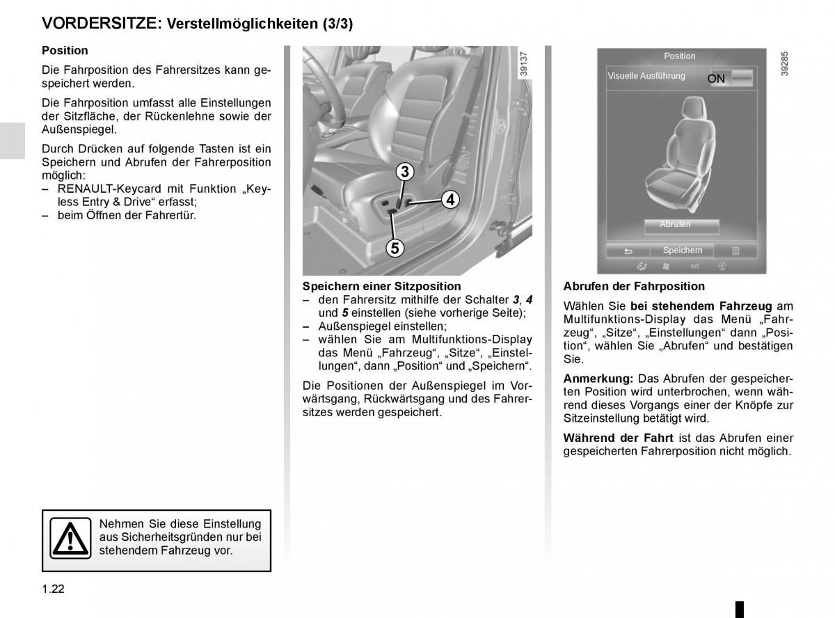 Renault Espace V 5 Handbuch / page 28