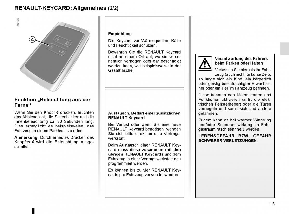 Renault Espace V 5 Handbuch / page 9