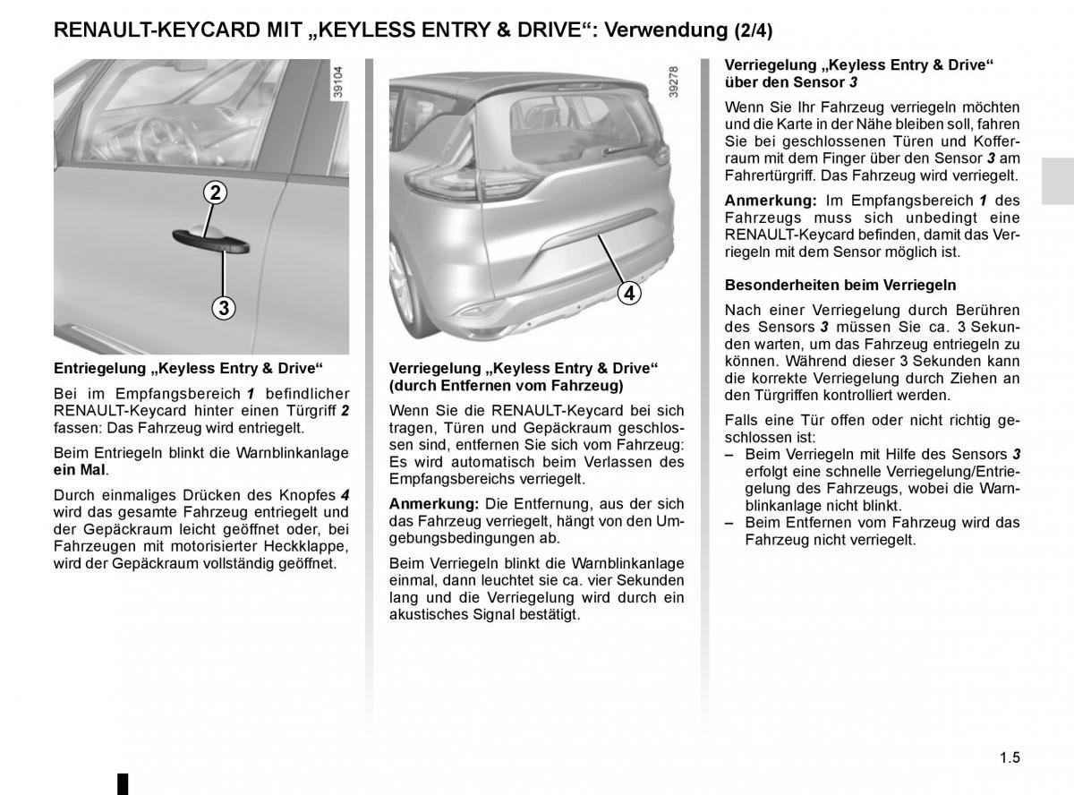 Renault Espace V 5 Handbuch / page 11
