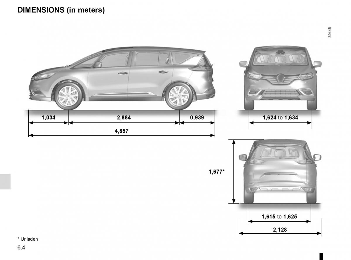 Renault Espace V 5 owners manual / page 296