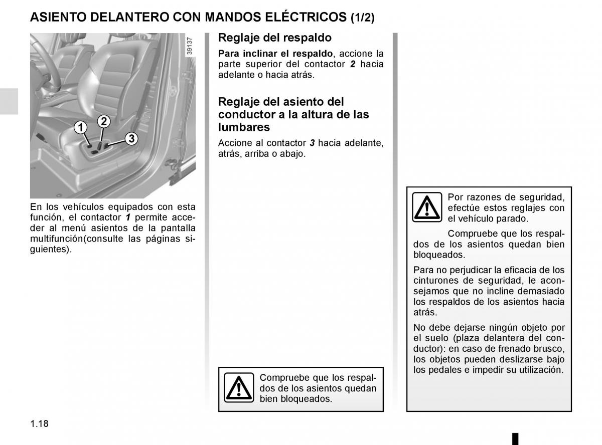 Renault Espace V 5 manual del propietario / page 24