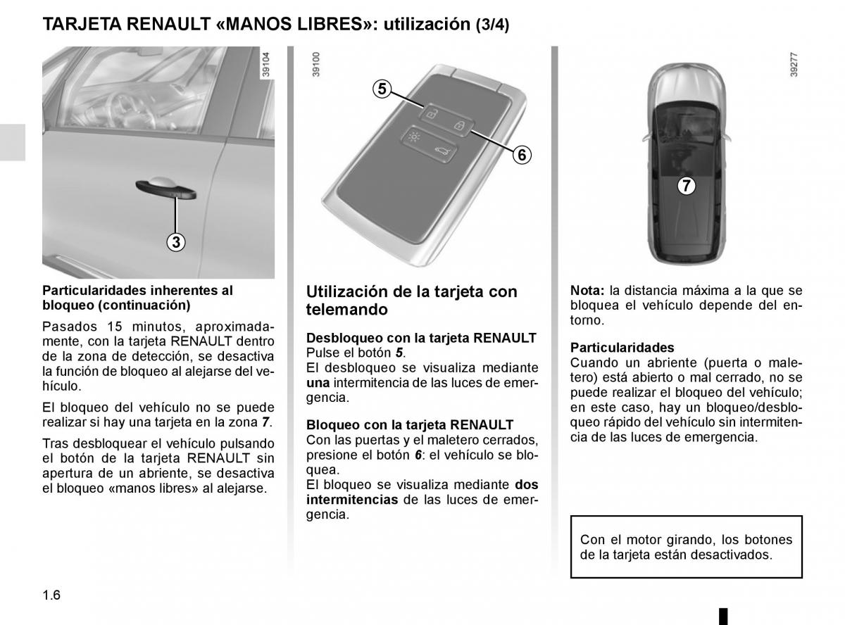 Renault Espace V 5 manual del propietario / page 12