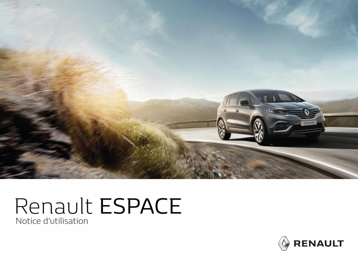 Renault Espace V 5 manuel du proprietaire / page 1