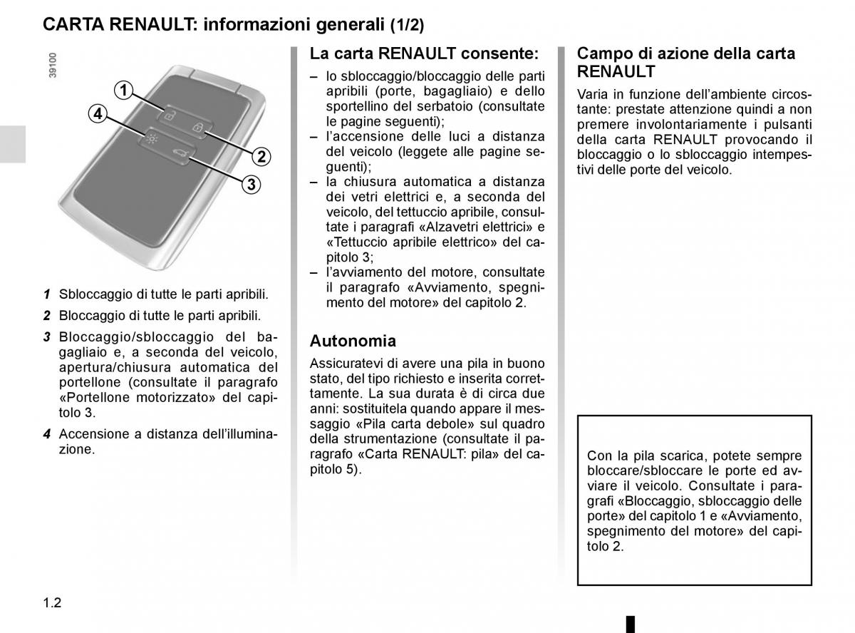 Renault Espace V 5 manuale del proprietario / page 8