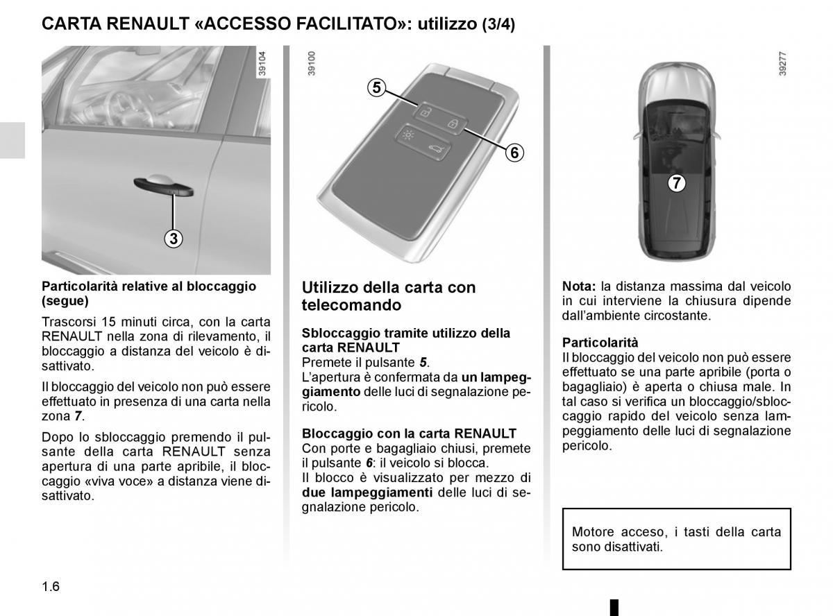 Renault Espace V 5 manuale del proprietario / page 12