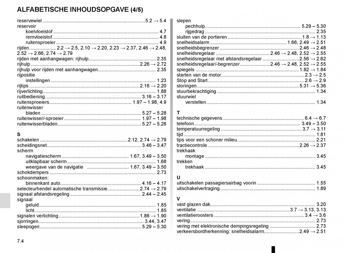 Renault Espace V 5 handleiding / page 314