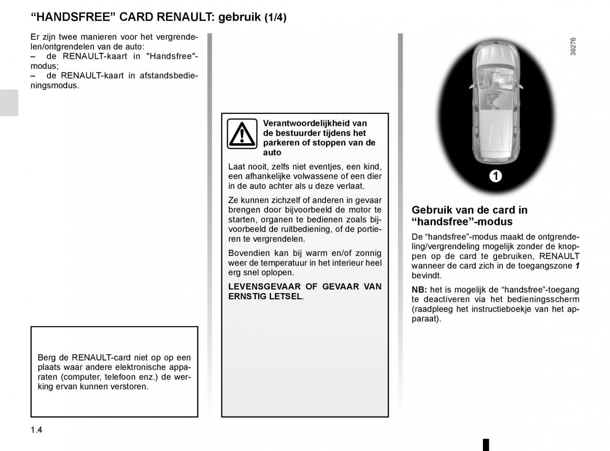 Renault Espace V 5 handleiding / page 10
