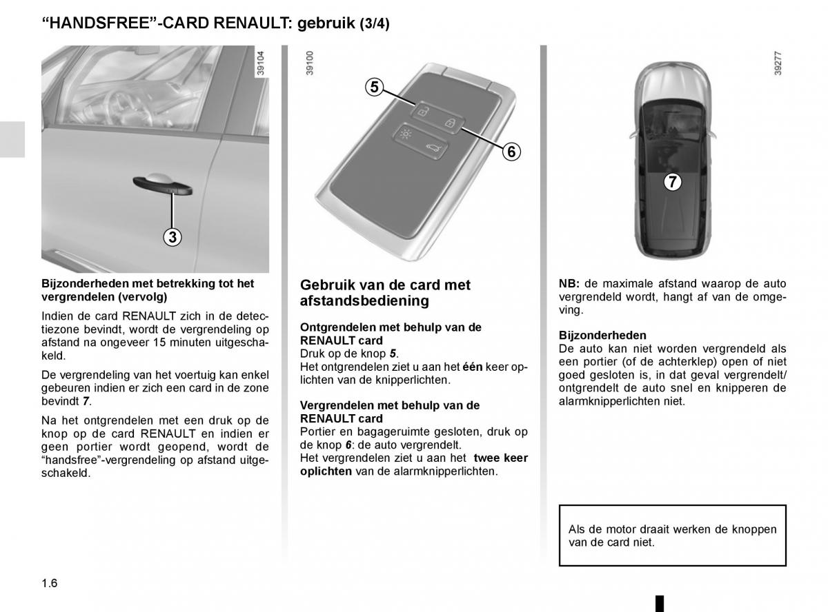 Renault Espace V 5 handleiding / page 12