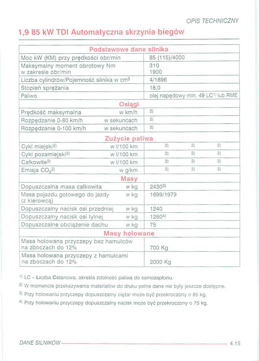 Seat Alhambra I 1 instrukcja obslugi / page 274