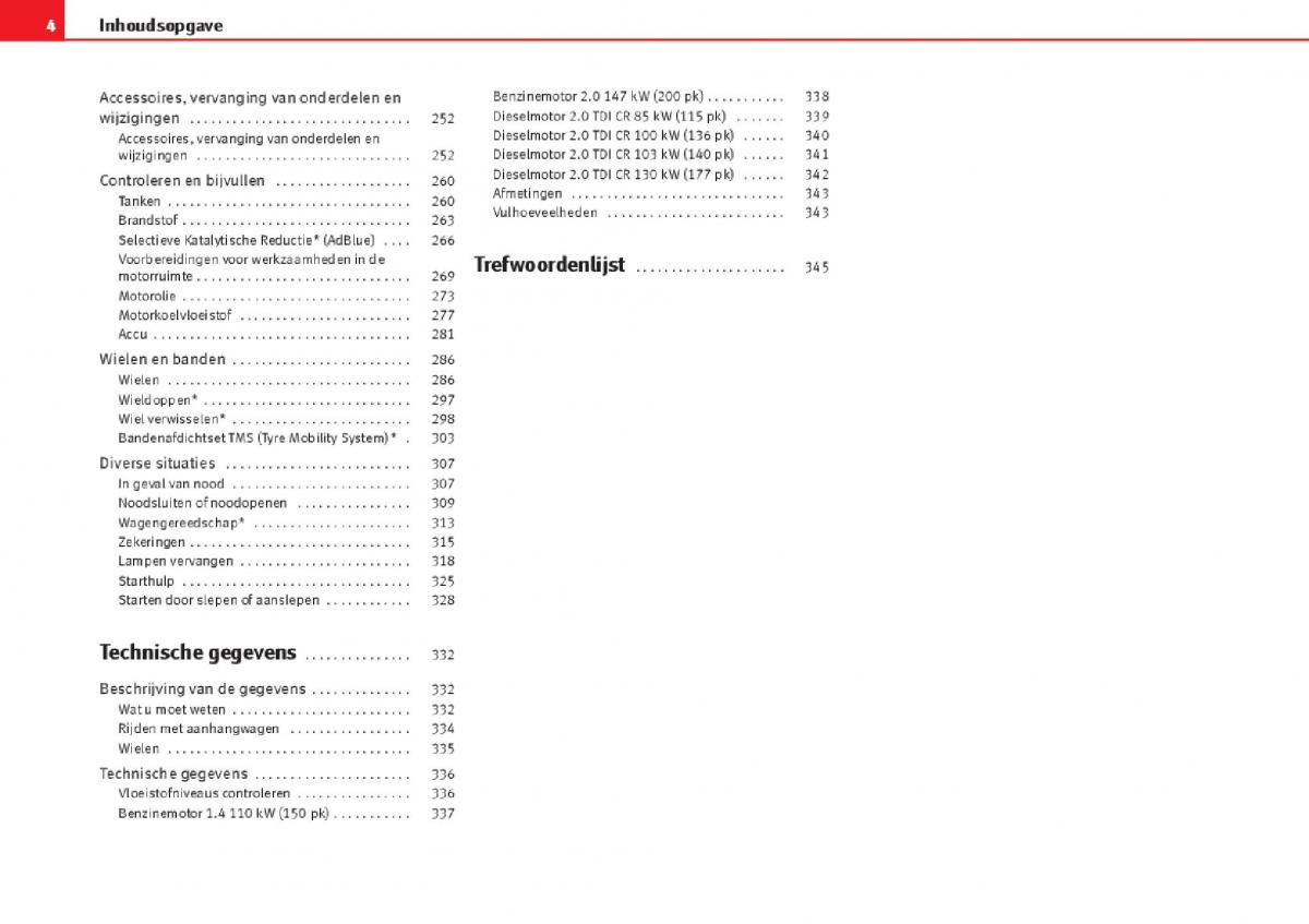 manual  Seat Alhambra II 2 handleiding / page 6