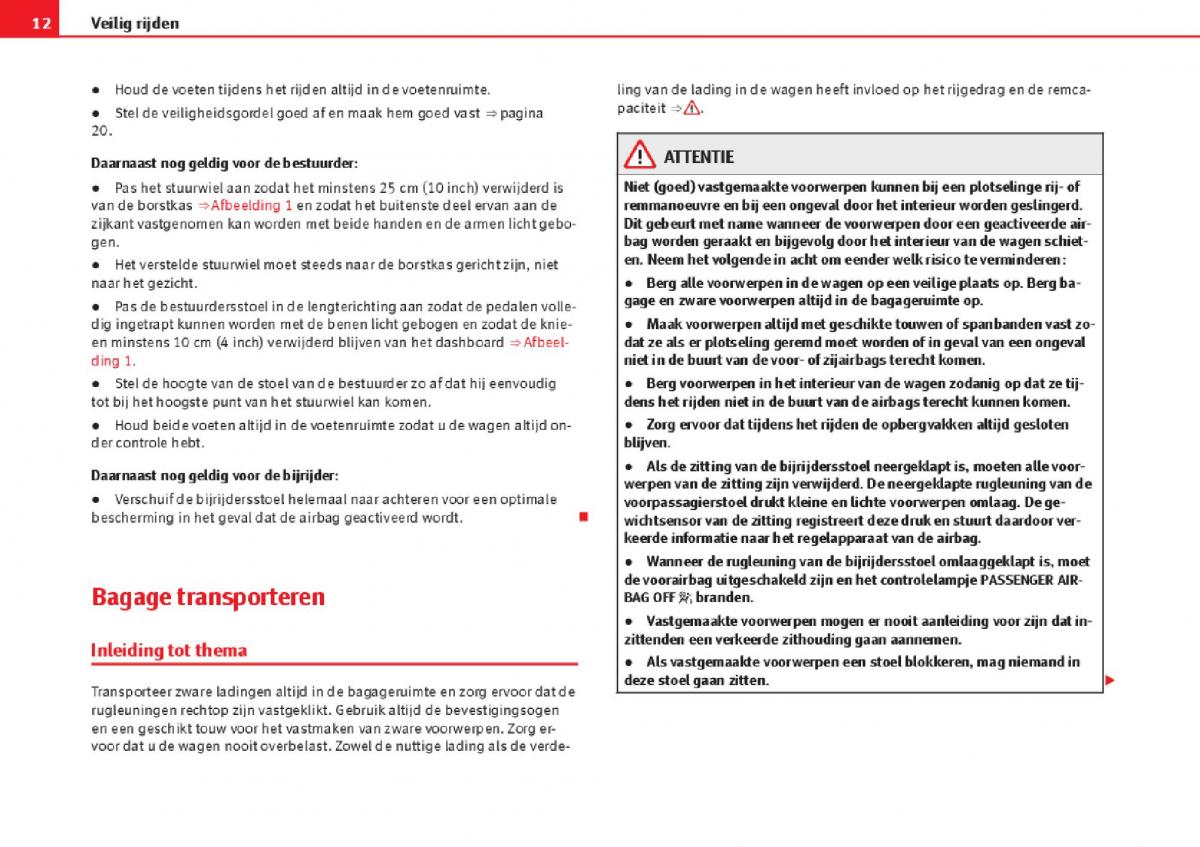 manual  Seat Alhambra II 2 handleiding / page 14