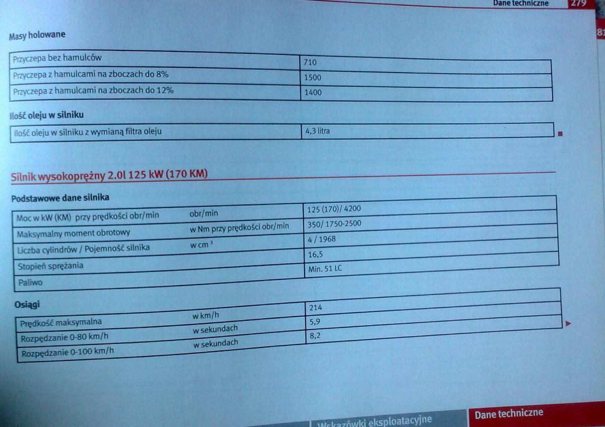 Seat Leon II 2 instrukcja obslugi / page 276