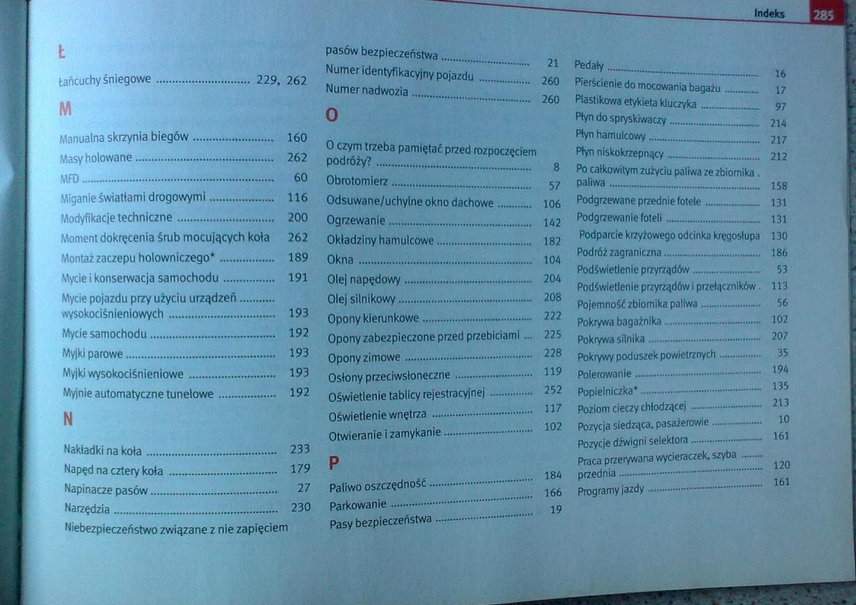 Seat Leon II 2 instrukcja obslugi / page 281