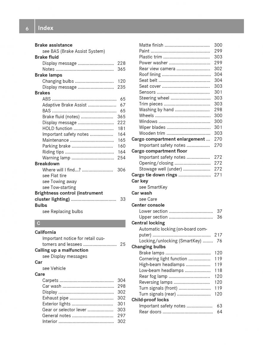 Mercedes GLA W212 X156 owners manual / page 8