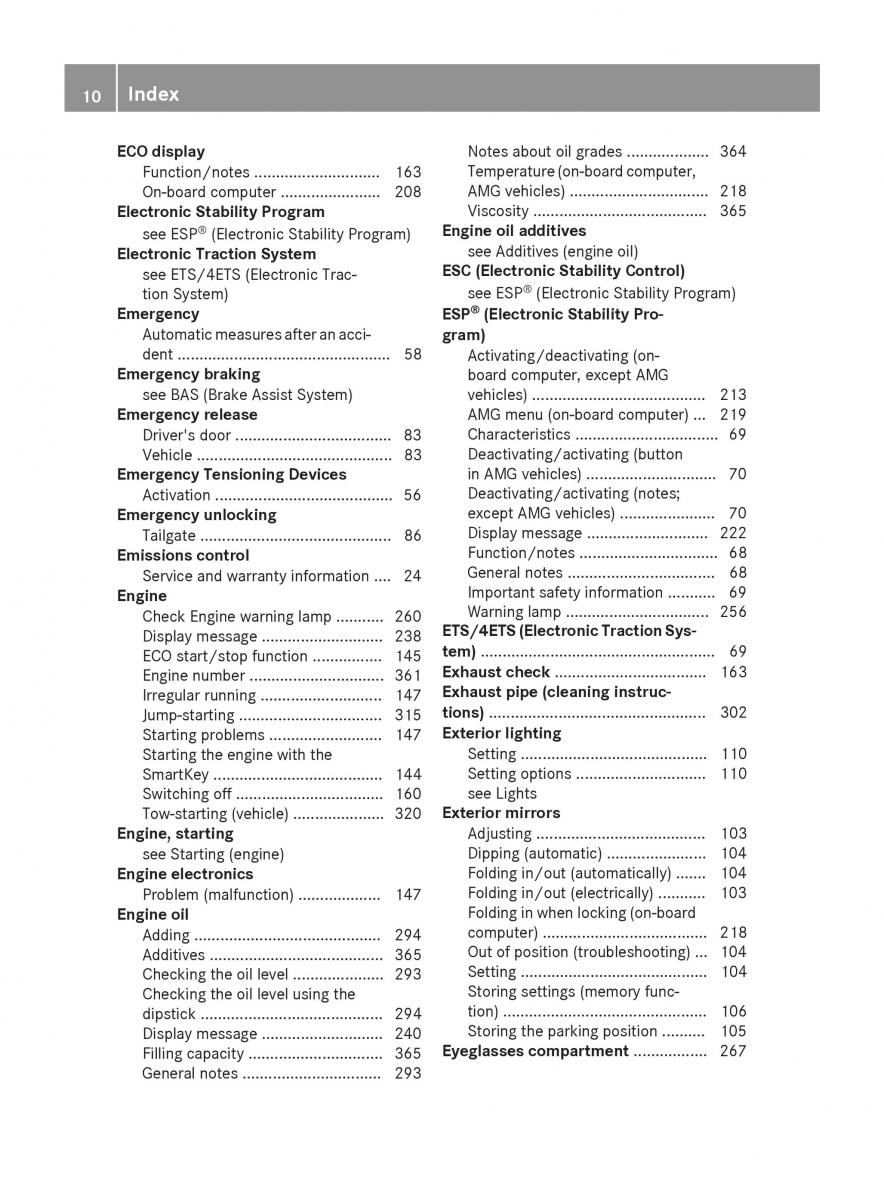 Mercedes GLA W212 X156 owners manual / page 12