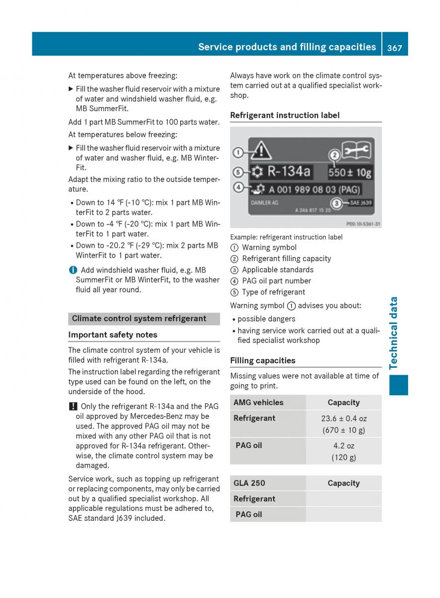 Mercedes GLA W212 X156 owners manual / page 369