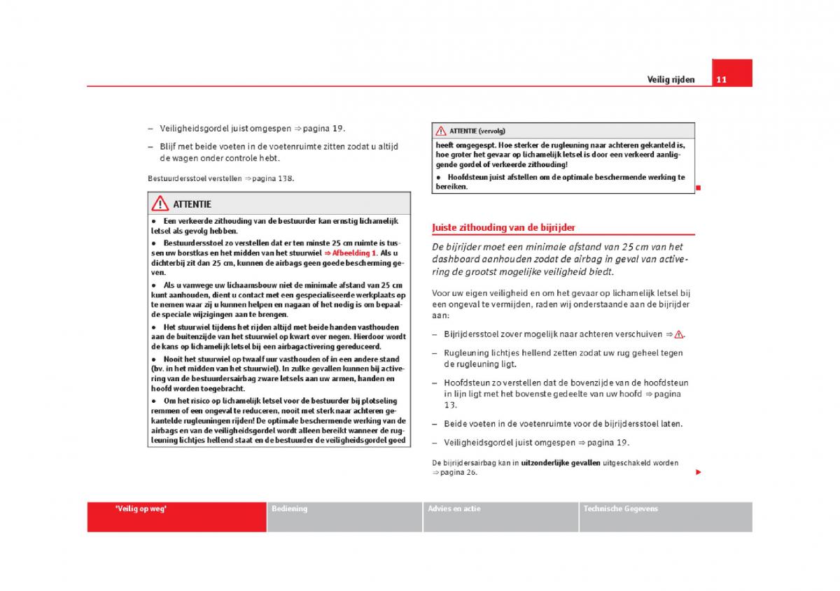 manual  Seat Leon III 3 handleiding / page 14