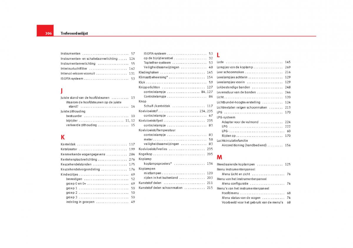 Seat Leon III 3 handleiding / page 309