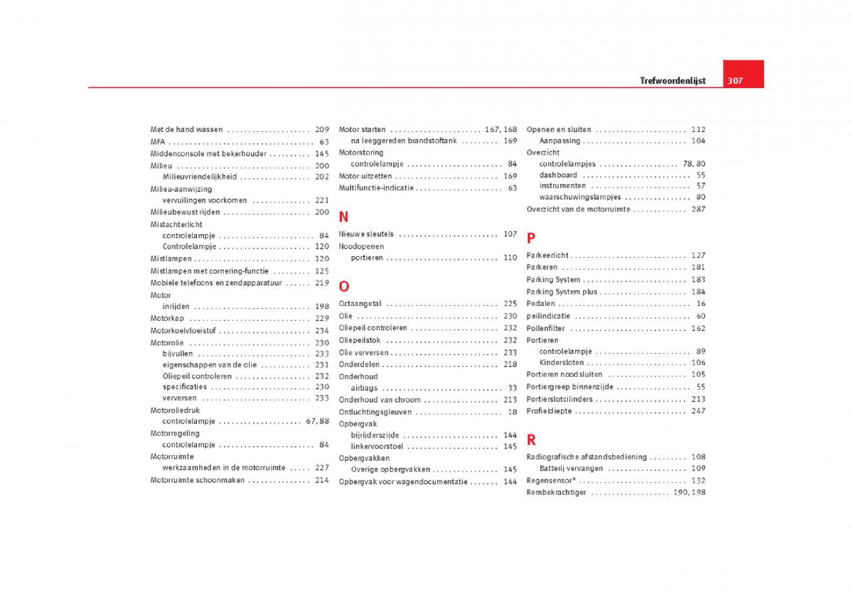 manual  Seat Leon III 3 handleiding / page 310