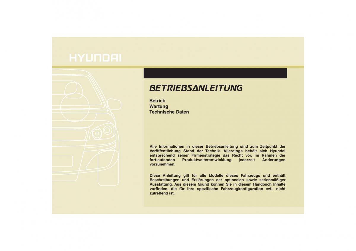 Hyundai ix35 Tucson II 2 Handbuch / page 1