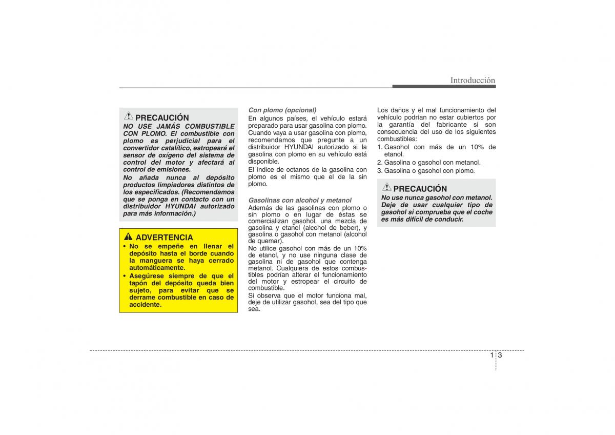  Hyundai ix35 Hyundai ix35 Tucson II 2 manual del propietario / page 8