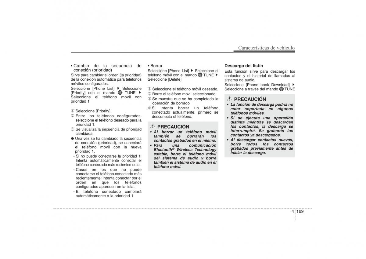  Hyundai ix35 Hyundai ix35 Tucson II 2 manual del propietario / page 256