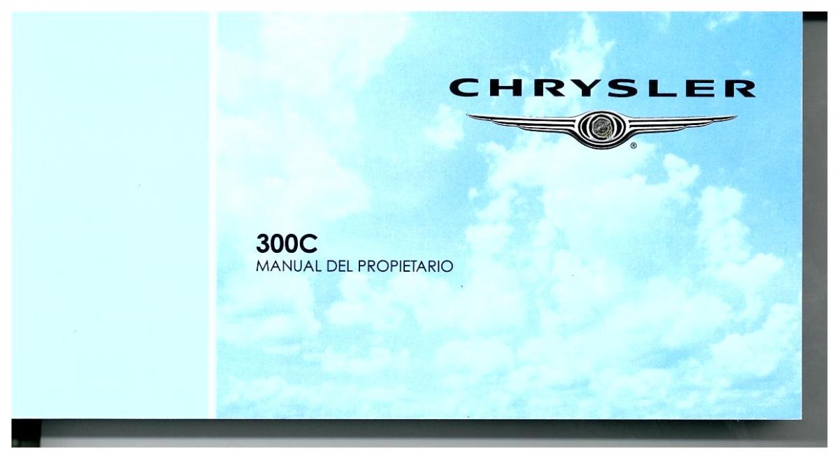 Chrysler 300C I 1 manual del propietario / page 1