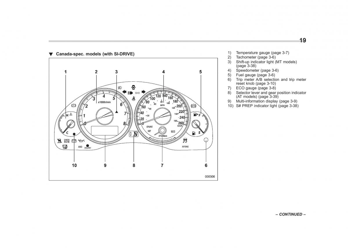 manual  Subaru Outback Legacy III 3 owners manual / page 21