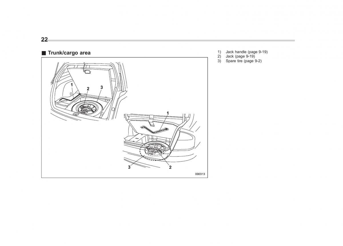 Subaru Outback Legacy III 3 owners manual / page 24