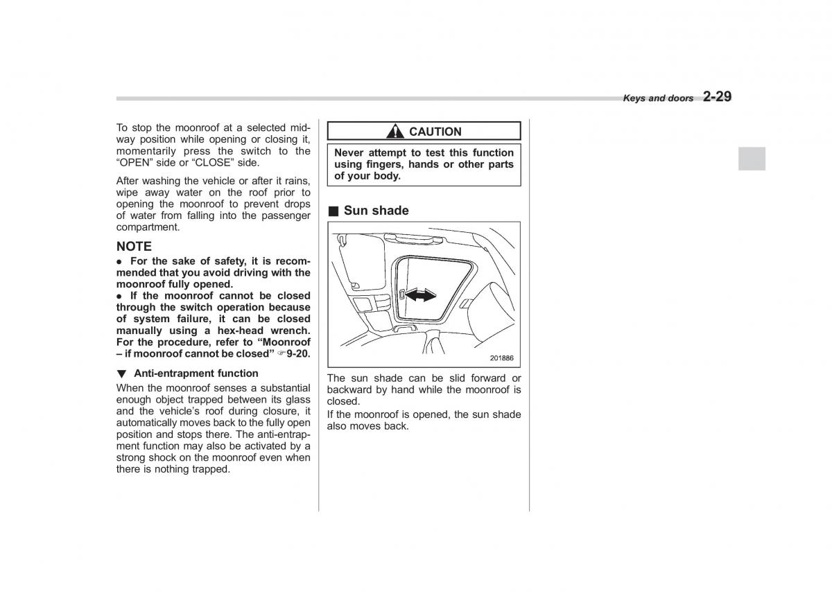 Subaru Outback Legacy IV 4 owners manual / page 118