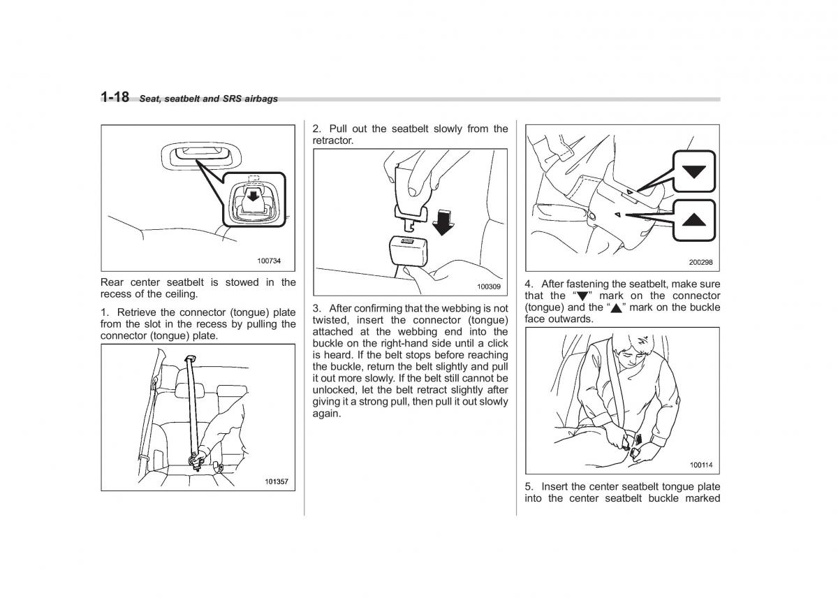 Subaru Outback Legacy IV 4 owners manual / page 41