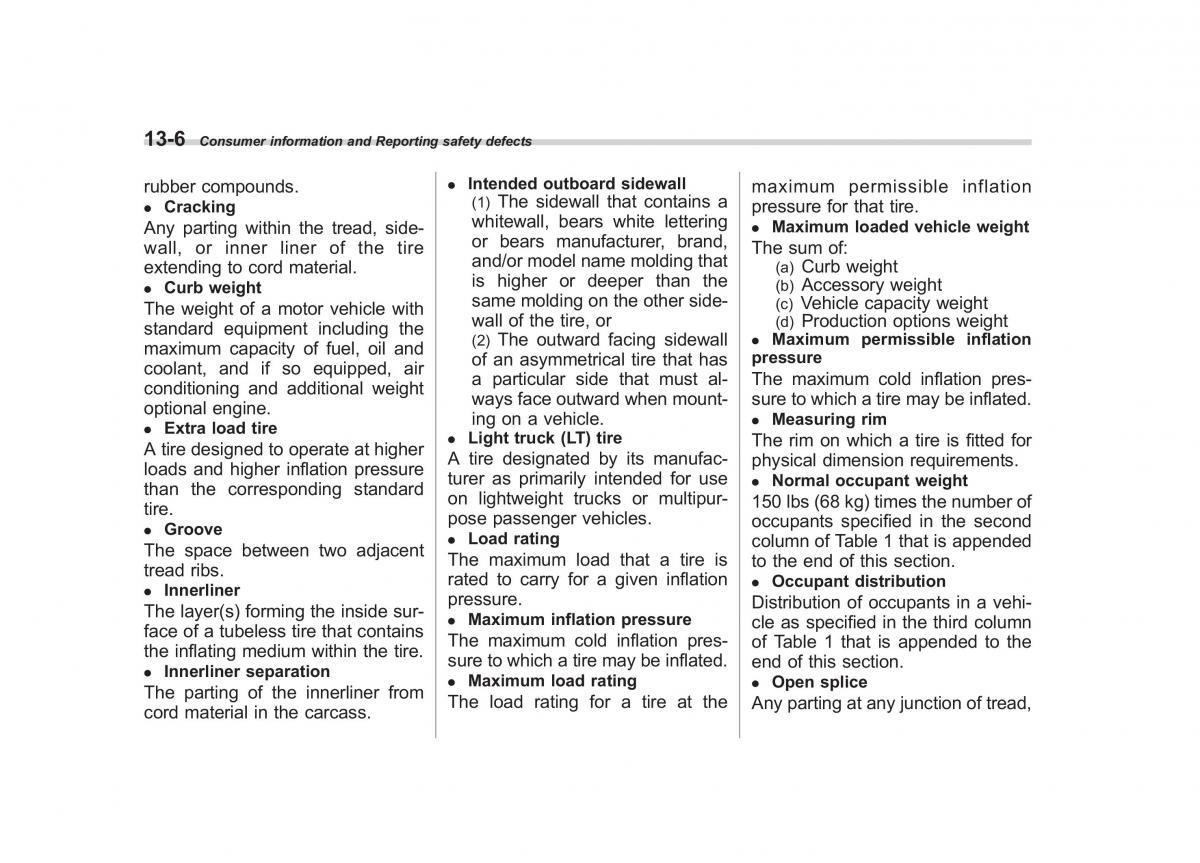 Subaru Outback Legacy IV 4 owners manual / page 451