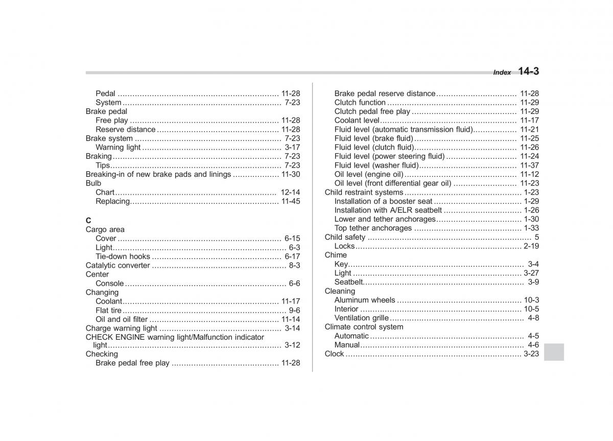 manual  Subaru Outback Legacy IV 4 owners manual / page 464