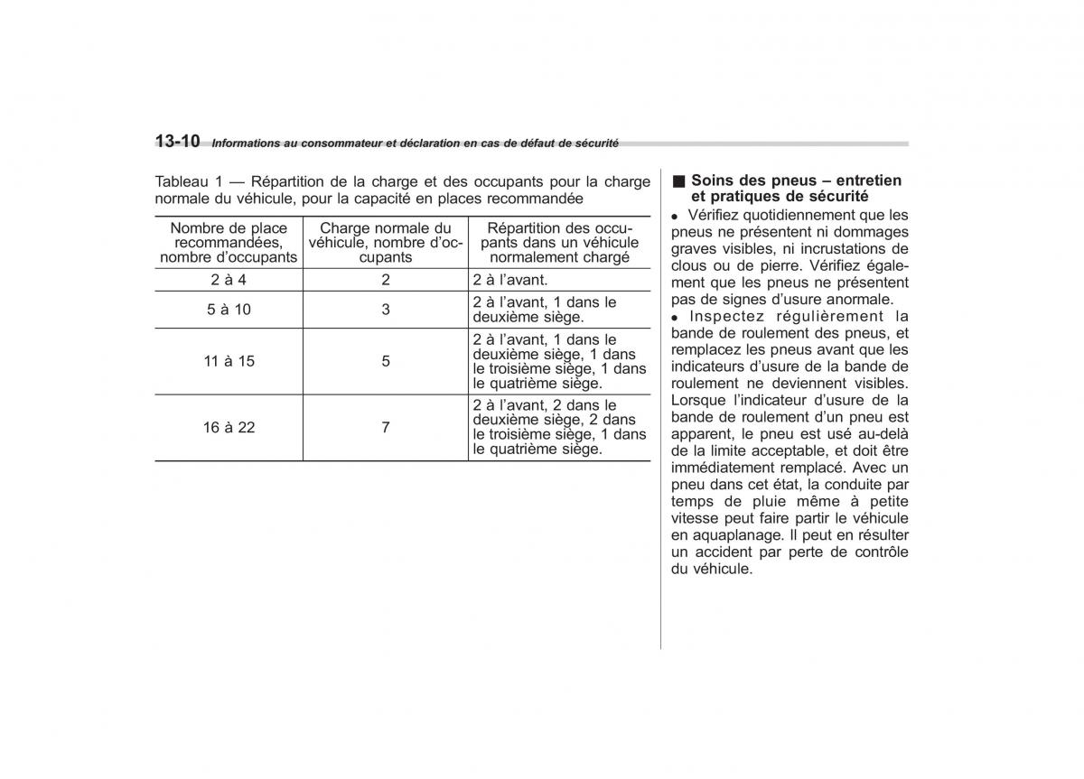 Subaru Outback Legacy IV 4 manuel du proprietaire / page 488