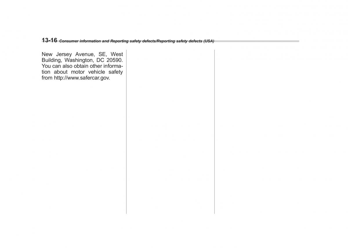 Subaru Outback Legacy V 5 owners manual / page 567