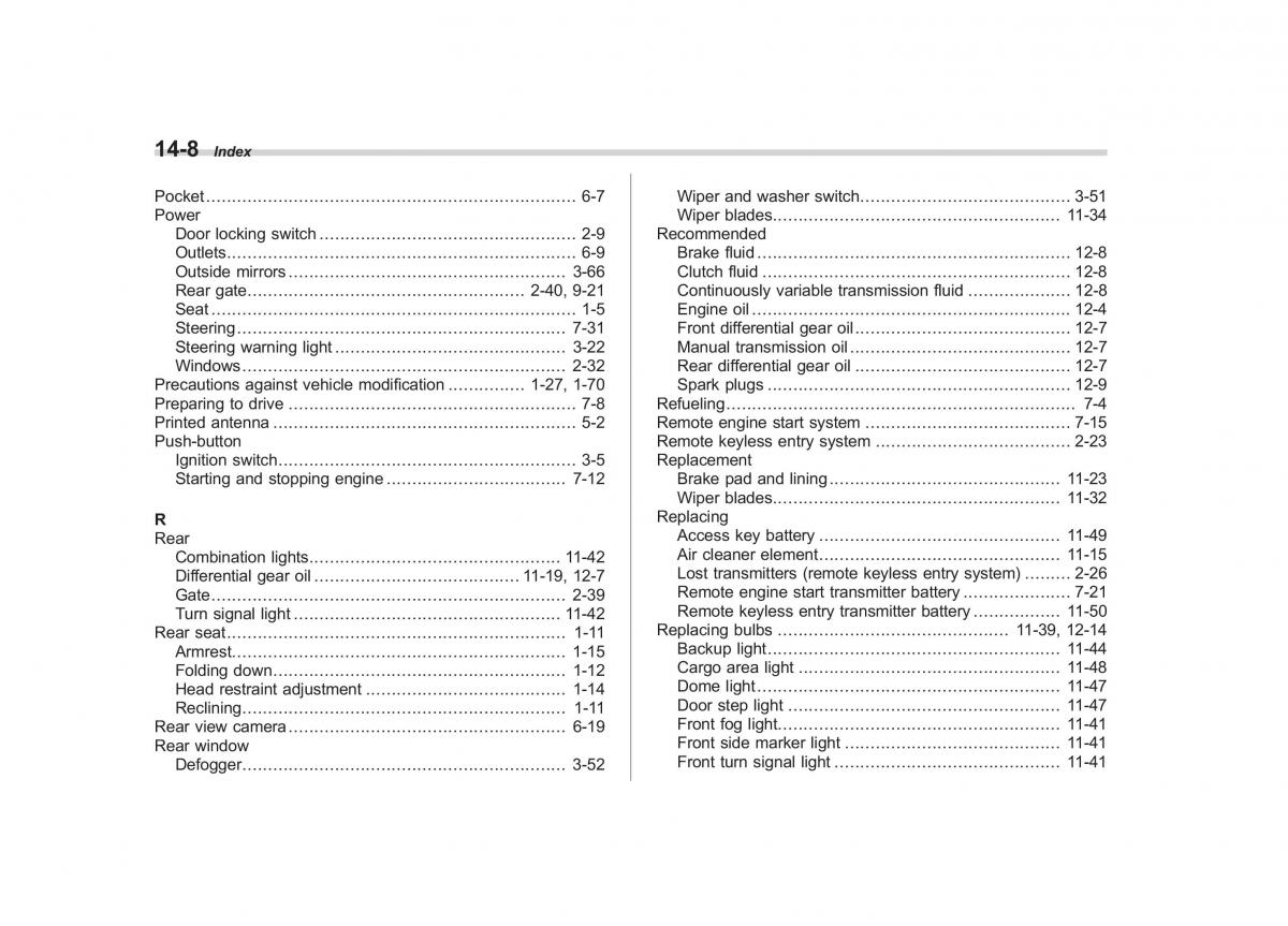 Subaru Outback Legacy V 5 owners manual / page 575