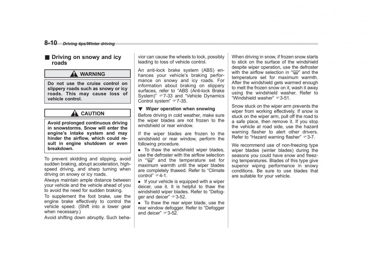 Subaru Outback Legacy V 5 owners manual / page 433