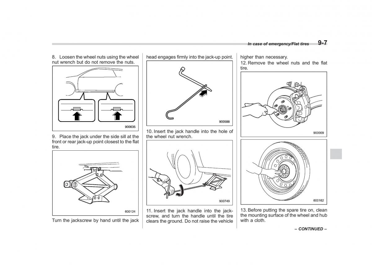 Subaru Outback Legacy V 5 owners manual / page 458