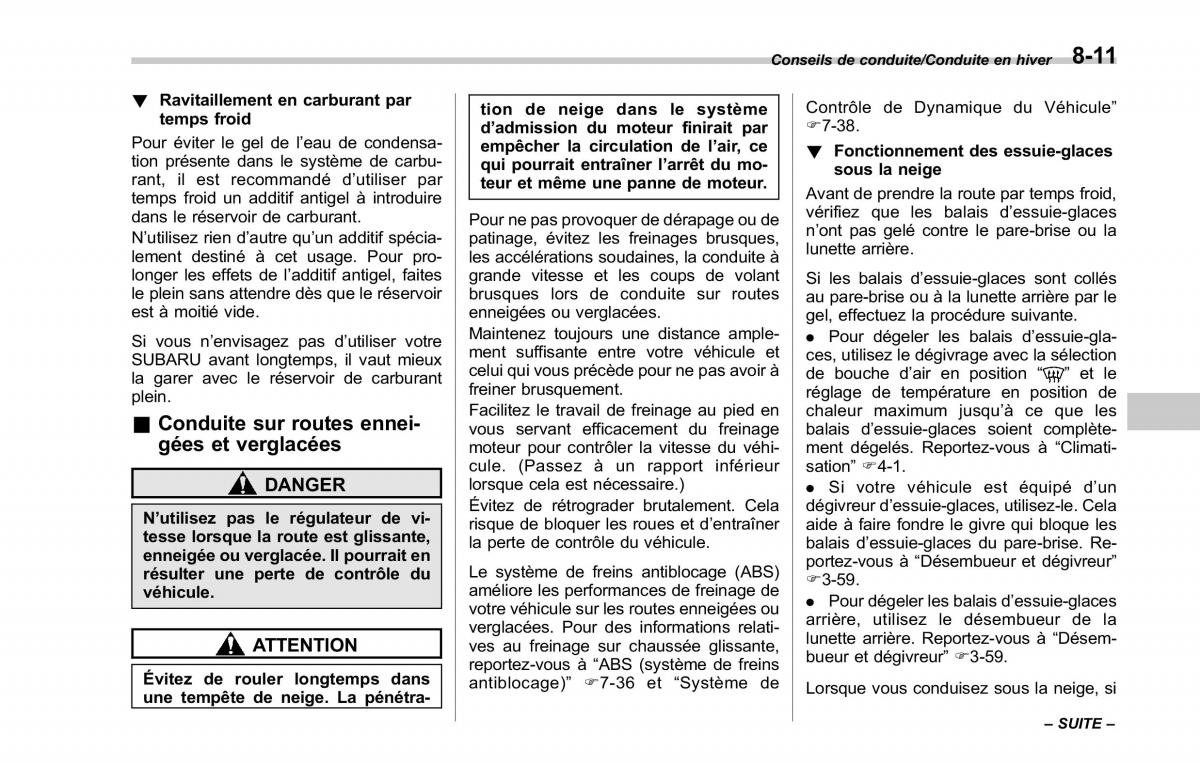 Subaru Outback Legacy V 5 manuel du proprietaire / page 472