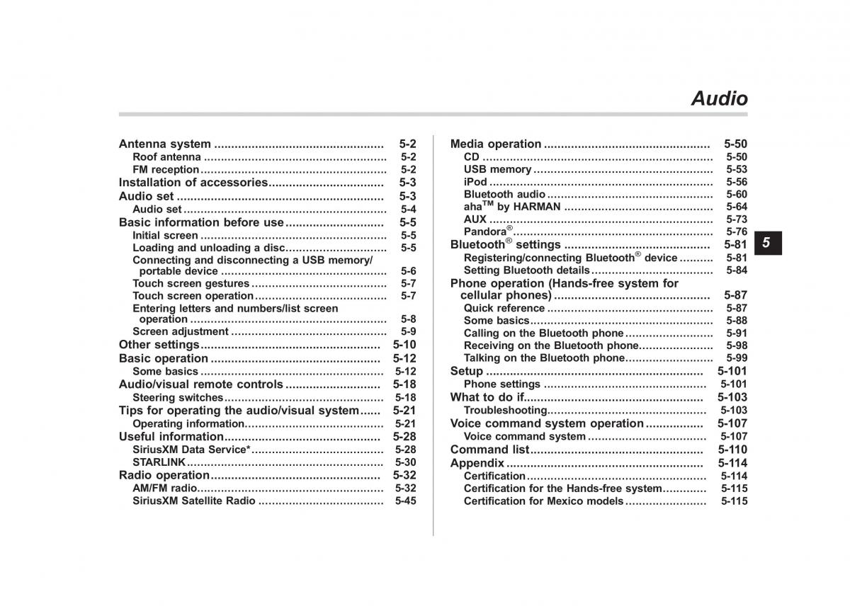 Subaru XV Crosstrek owners manual / page 268