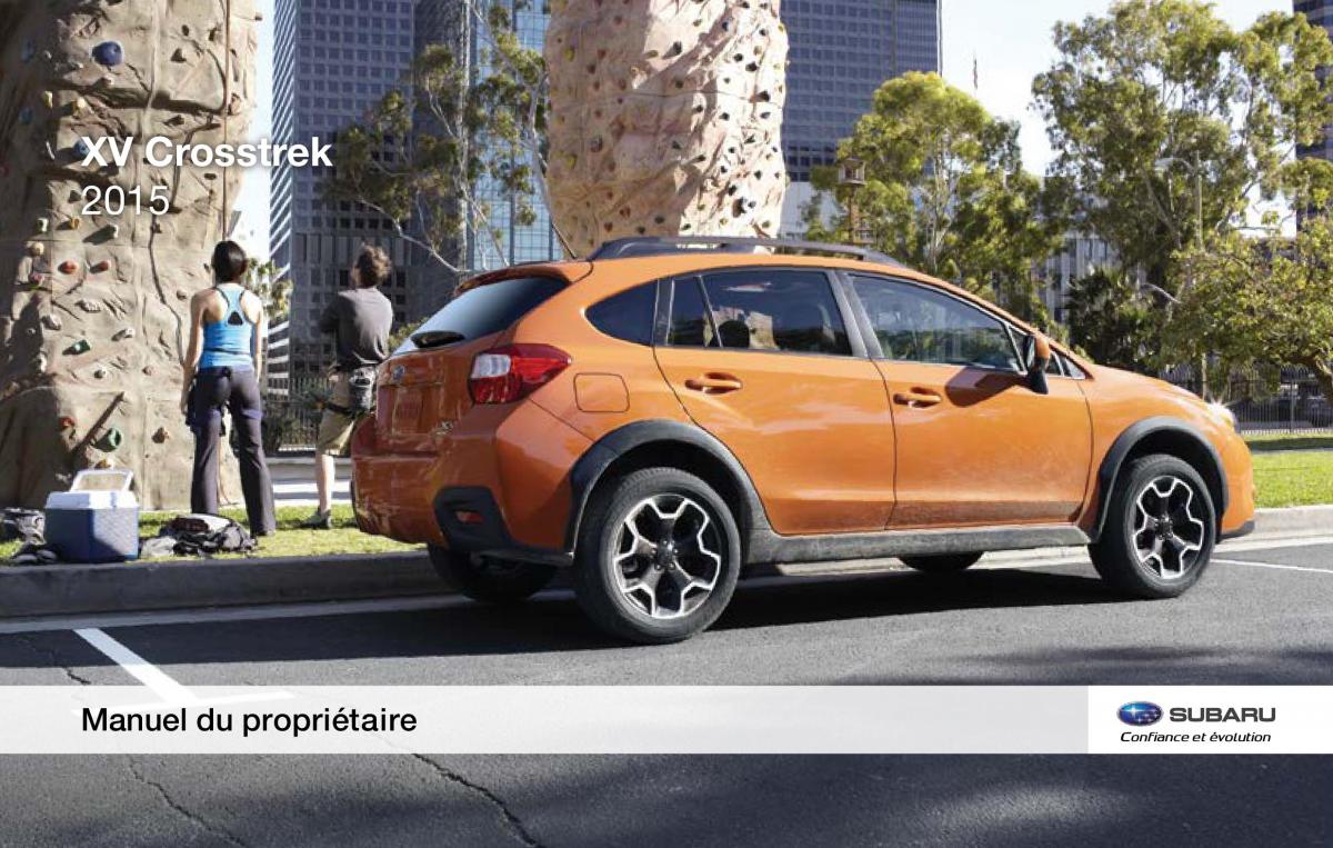 Subaru XV Crosstrek manuel du proprietaire / page 1