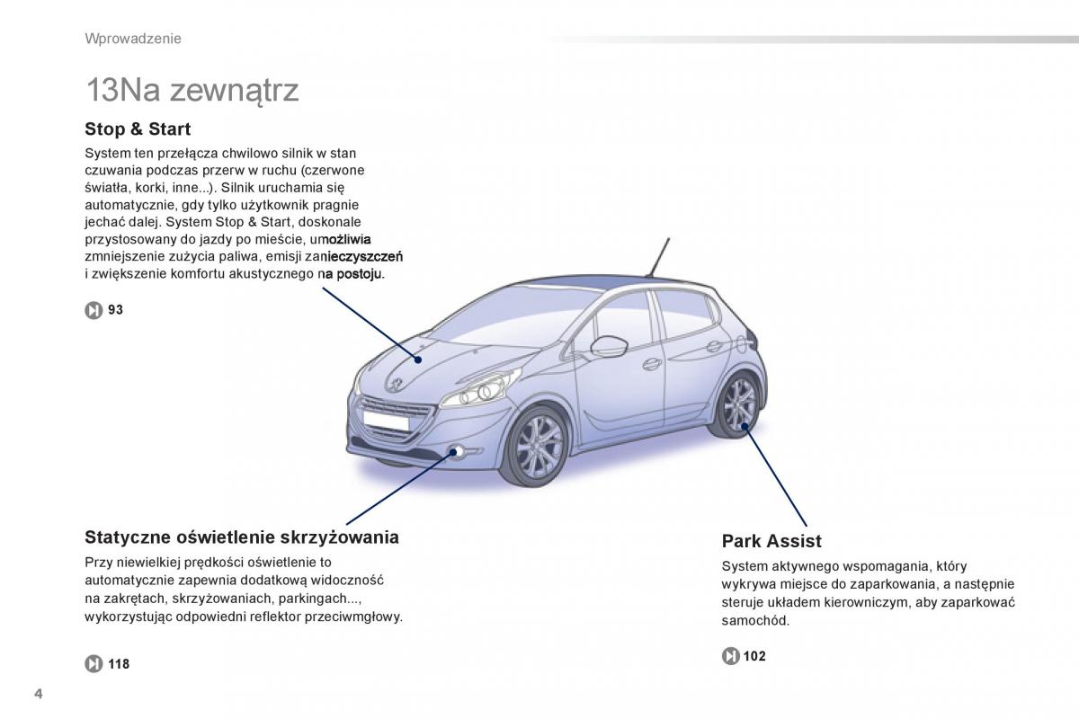 Peugeot 208 instrukcja obslugi / page 6