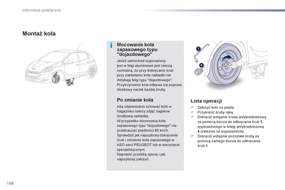 manual Peugeot 208 Peugeot 208 instrukcja / page 160