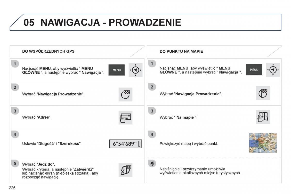Peugeot 208 instrukcja obslugi / page 228