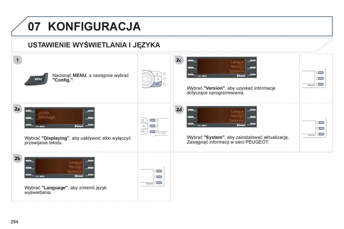 manual Peugeot 208 Peugeot 208 instrukcja / page 296