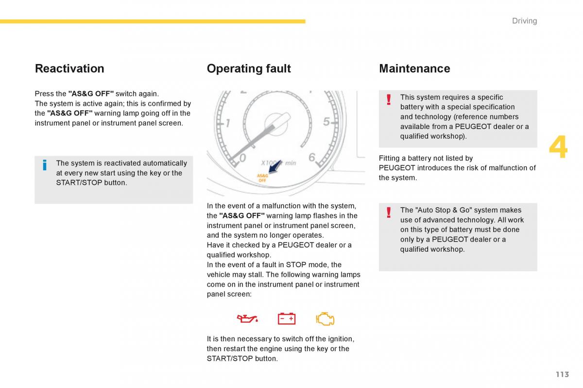 manual  Peugeot 4008 owners manual / page 369